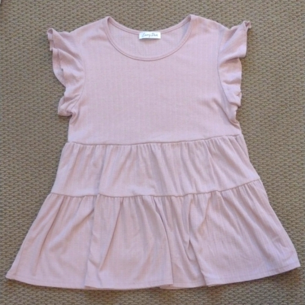 Emory Park Flowy Pink/Purple Shirt